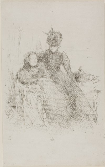 Mãe e filha de James Abbott McNeill Whistler