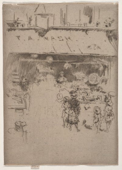Loja de fruta de Nash de James McNeill Whistler