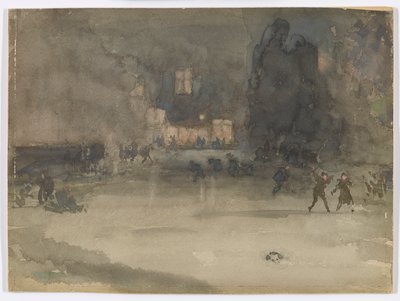 Noturno: Amsterdã no inverno de James Abbott McNeill Whistler