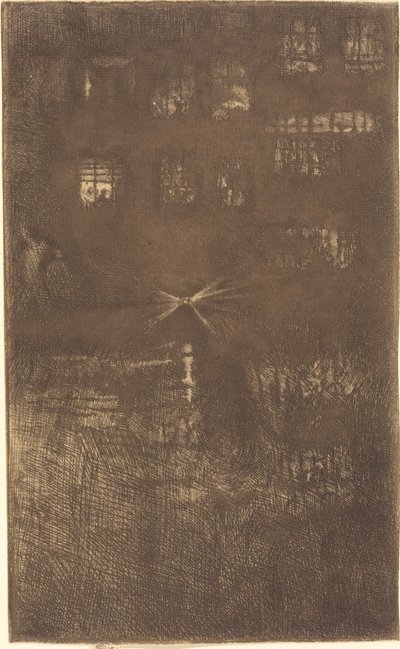 Noturno: Casa de Dança de James Abbott McNeill Whistler