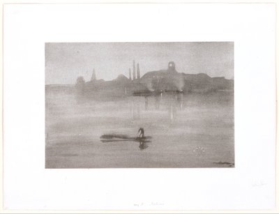 Nocturno: o rio em Battersea de James McNeill Whistler