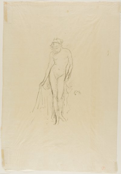 Modelo nu, em pé de James Abbott McNeill Whistler