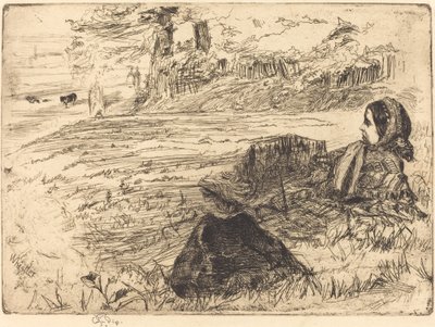 Enfermeira e criança de James Abbott McNeill Whistler