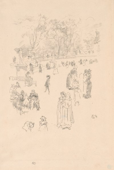 Amas: "As empregadas do Luxemburgo" de James Abbott McNeill Whistler