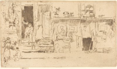 Loja de roupas velhas, No.II de James Abbott McNeill Whistler