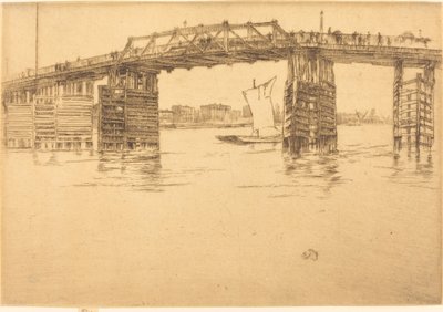 Ponte Velha de Battersea de James Abbott McNeill Whistler