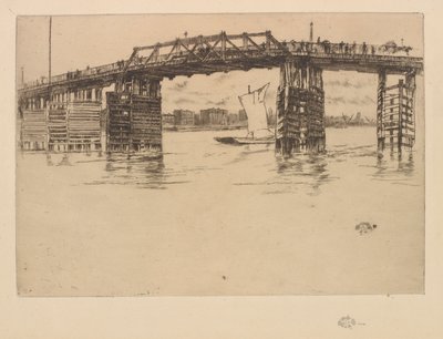 Ponte Velha de Battersea de James Abbott McNeill Whistler