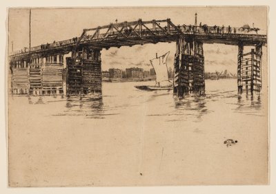Ponte Velha de Battersea de James Abbott McNeill Whistler