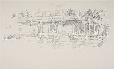 Ponte Velha de Battersea de James Abbott McNeill Whistler