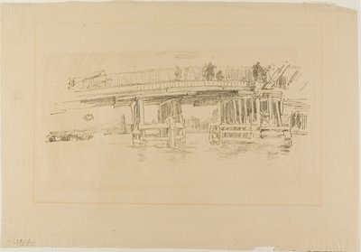 Ponte antiga de Battersea de James McNeill Whistler