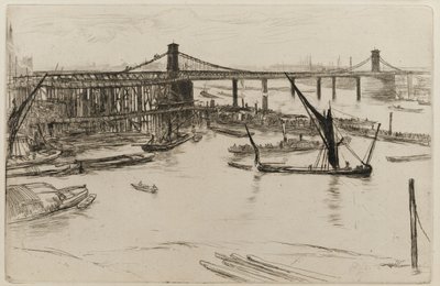 Ponte Velha de Hungerford de James Abbott McNeill Whistler
