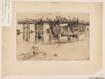 Ponte Velha de Putney de James Abbott McNeill Whistler