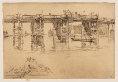 Ponte Velha de Putney de James Abbott McNeill Whistler
