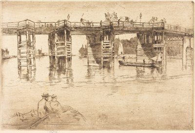 A velha ponte de Putney de James McNeill Whistler