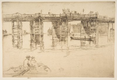 A velha ponte de Putney de James McNeill Whistler