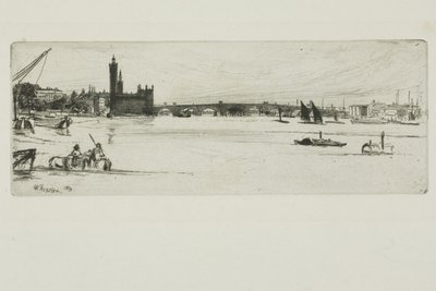 Ponte Velha de Westminster de James Abbott McNeill Whistler