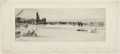 A antiga Ponte de Westminster de James McNeill Whistler