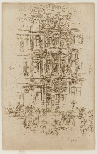 Palácios, Bruxelas de James Abbott McNeill Whistler