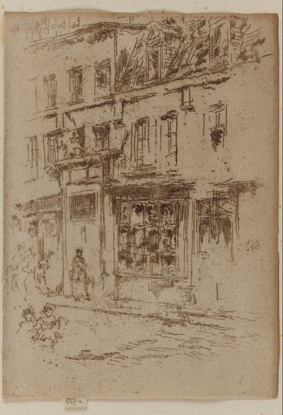 Petite Rue au Beurre, Bruxelas de James Abbott McNeill Whistler