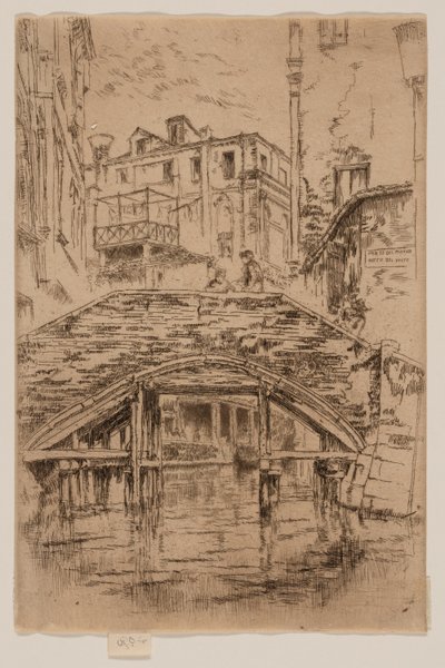 Ponte Piovan de James Abbott McNeill Whistler