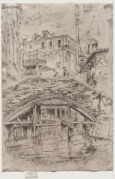 Ponte do Piovan de James McNeill Whistler