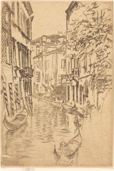 Quiet Canal de James Abbott McNeill Whistler