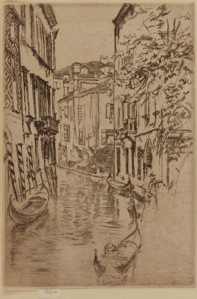 Canal tranquilo de James Abbott McNeill Whistler