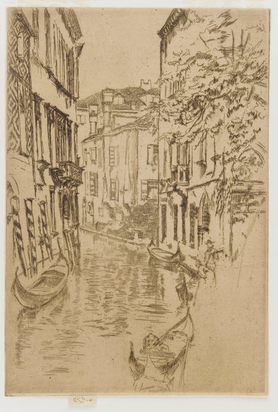 Canal tranquilo de James Abbott McNeill Whistler