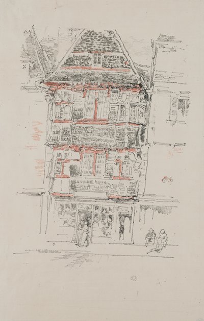 Casa Vermelha, Paimpol de James Abbott McNeill Whistler