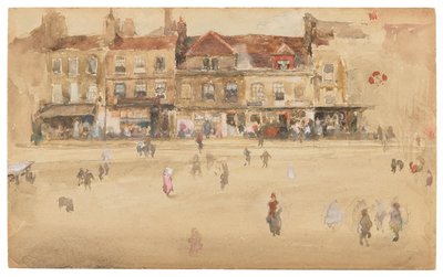 Vermelho e Marrom-Hoxton de James Abbott McNeill Whistler