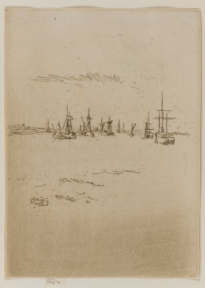 Regresso a Tilbury de James Abbott McNeill Whistler