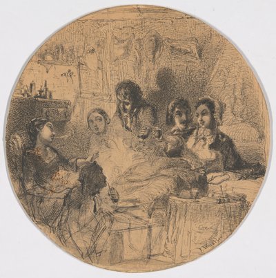 Cena de Vida Boémia de James McNeill Whistler