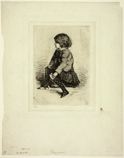 Seymour Haden Jr., Sentado de James Abbott McNeill Whistler