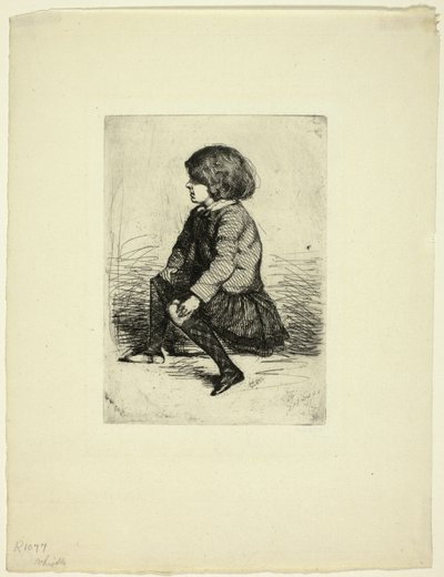 Seymour Haden Jr., Sentado de James Abbott McNeill Whistler
