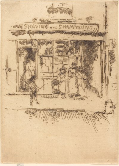 Depilação e Shampoo de James Abbott McNeill Whistler