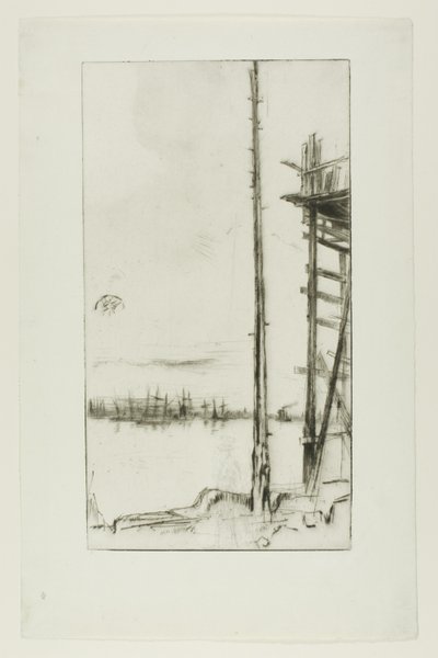 Estaleiro de construção naval, Liverpool de James McNeill Whistler