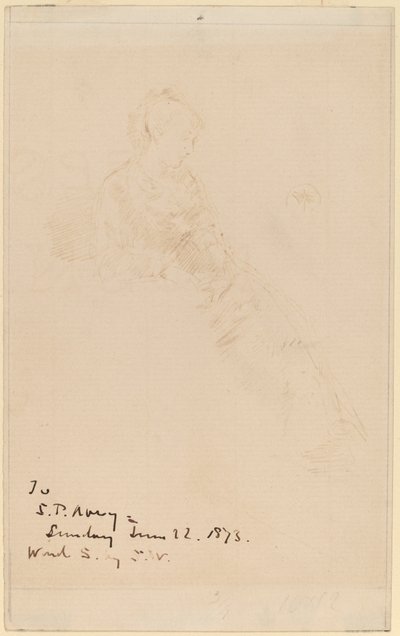 Esboço de Maud de James Abbott McNeill Whistler