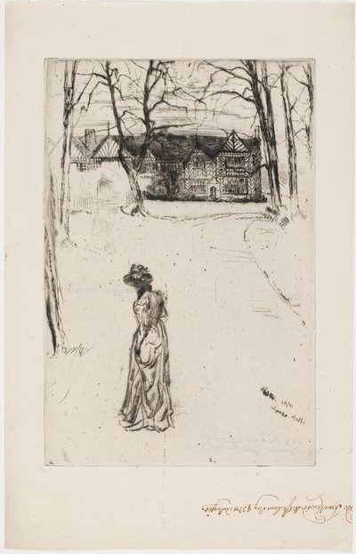 Speke Hall: A Avenida de James Abbott McNeill Whistler