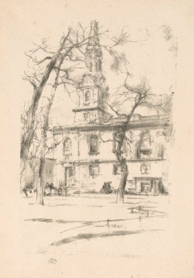 St. Giles-in-the-Fields de James Abbott McNeill Whistler