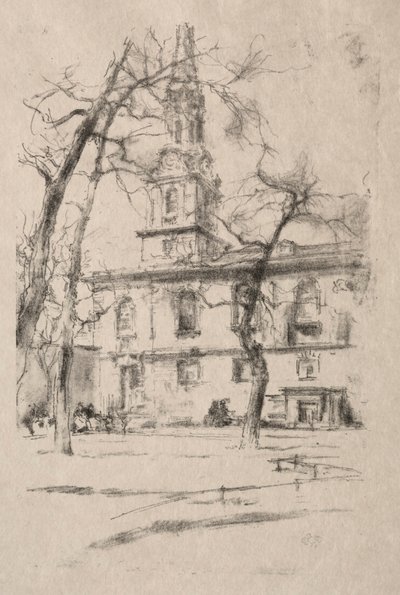 São Giles-in-the-Fields de James McNeill Whistler