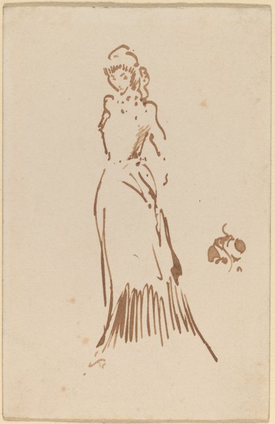 Figura feminina em pé de James Abbott McNeill Whistler