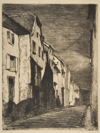 Rua em Saverne de James McNeill Whistler