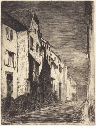 Rua em Saverne de James McNeill Whistler