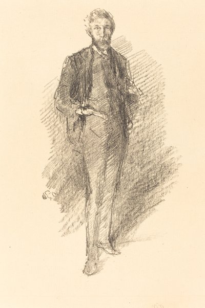 Estudo: Joseph Pennell de James Abbott McNeill Whistler