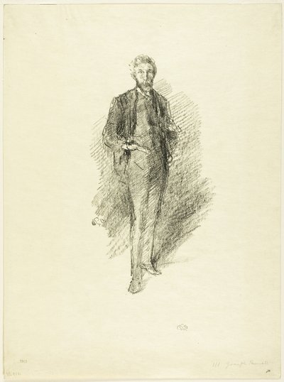 Estudo: Joseph Pennell de James Abbott McNeill Whistler