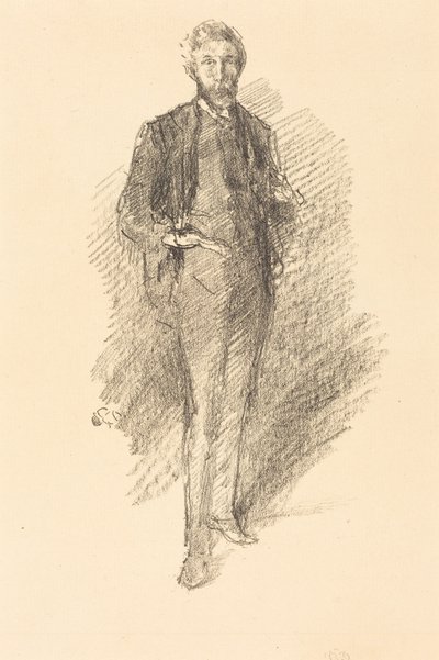 Estudo: Joseph Pennell de James McNeill Whistler