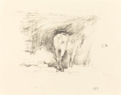 Estudo de um cavalo de James Abbott McNeill Whistler