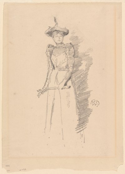 Luvas de camurça de James Abbott McNeill Whistler