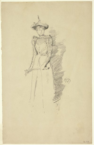 Luvas de camurça de James Abbott McNeill Whistler
