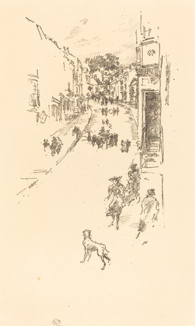Sunday, Lyme Regis de James Abbott McNeill Whistler